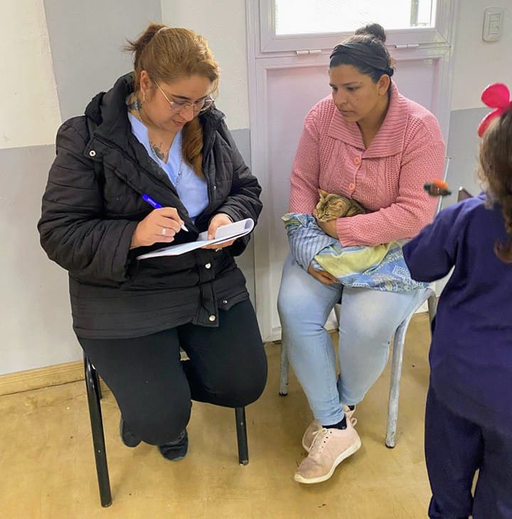 Se realizó una jornada de castraciones y atención veterinaria